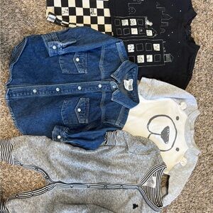 GAP Kids Matching Set & One Pieces - Blue, Black, Gray